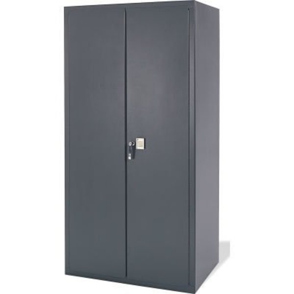 Valley Craft Electronic Locking Storage Cabinet 48x24x72 Charcoal F85877A8